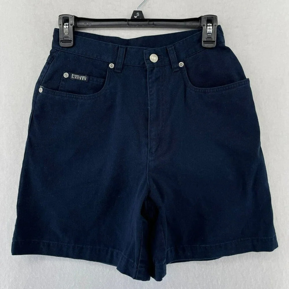 Lauren Ralph Lauren Shorts Women's 4 Navy Blue Stretch Golf Outdoor Casual